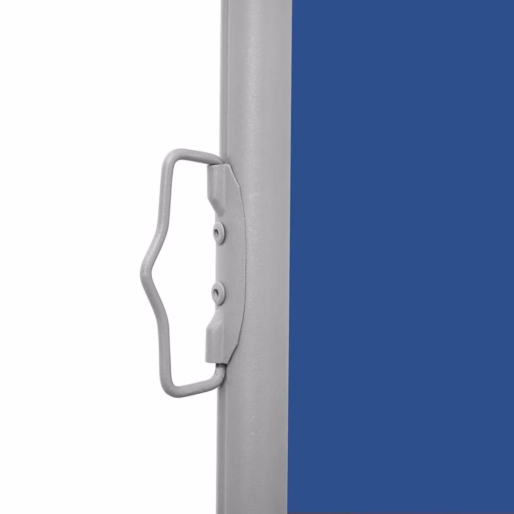 Berkfield Home Blue Retractable Side Awning with Steel Frame and Polyester Fabric, W/H: 600 x 140 cm – 3