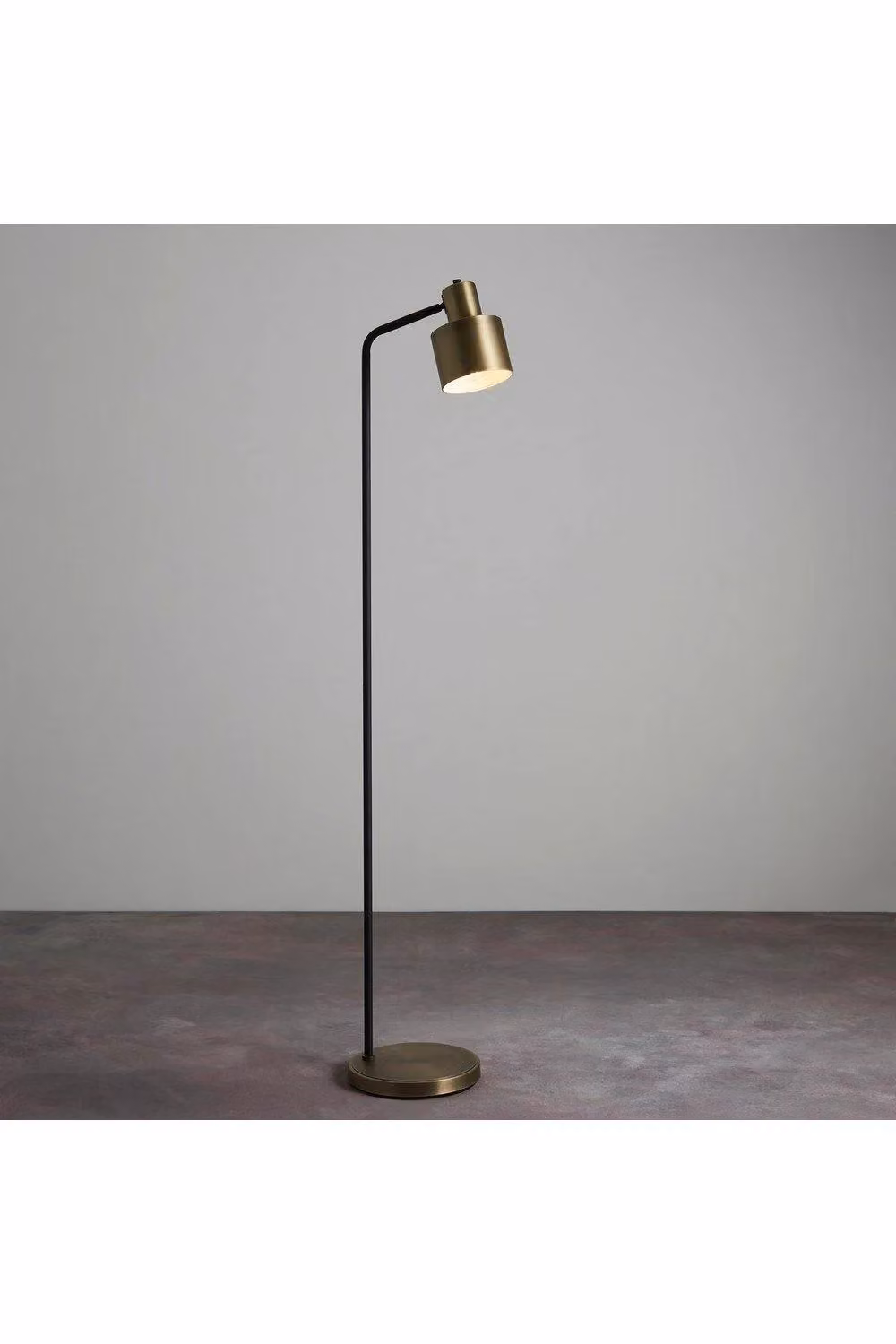 Netlighting Mayfield LED Task Floor Lamp in Matt Antique Brass and Black – 2