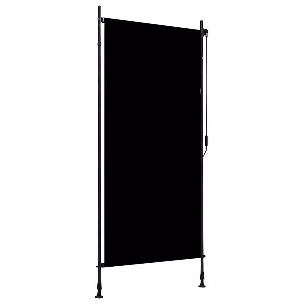 Berkfield Home Outdoor Roller Blind with Crank in Anthracite Black, W: 100 cm, H: 270 cm – 2