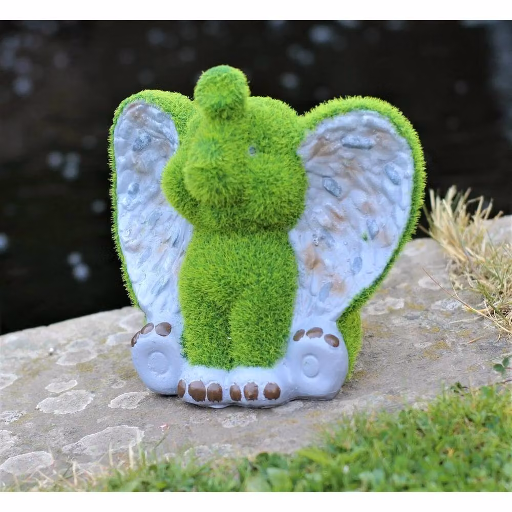 SPETLEK Green Elephant Garden Ornament – 4