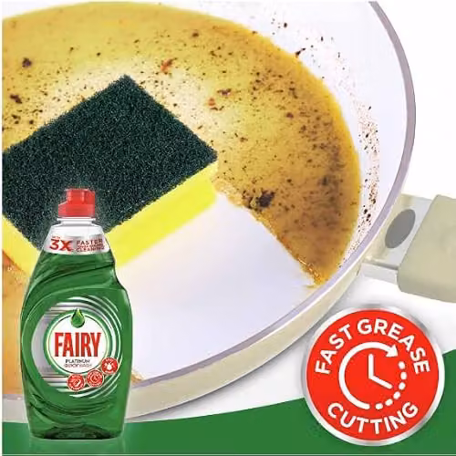 Fairy HDW Platinum Quick Wash Wild Berry Dishwashing Liquid, 820ml – 2