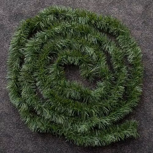Samuel ALEXANDER Green Fine Cut Christmas Garland Tree Decoration, 6m x 10cm – 4