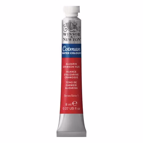 Winsor & Newton Cotman Watercolour Paint, Alizarin Crimson Hue, 9ml Metal Tube – 2