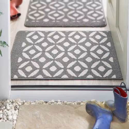 My Mat Crescent Silver Non-Slip Door Mat, W: 50 cm, D: 75 cm – 2