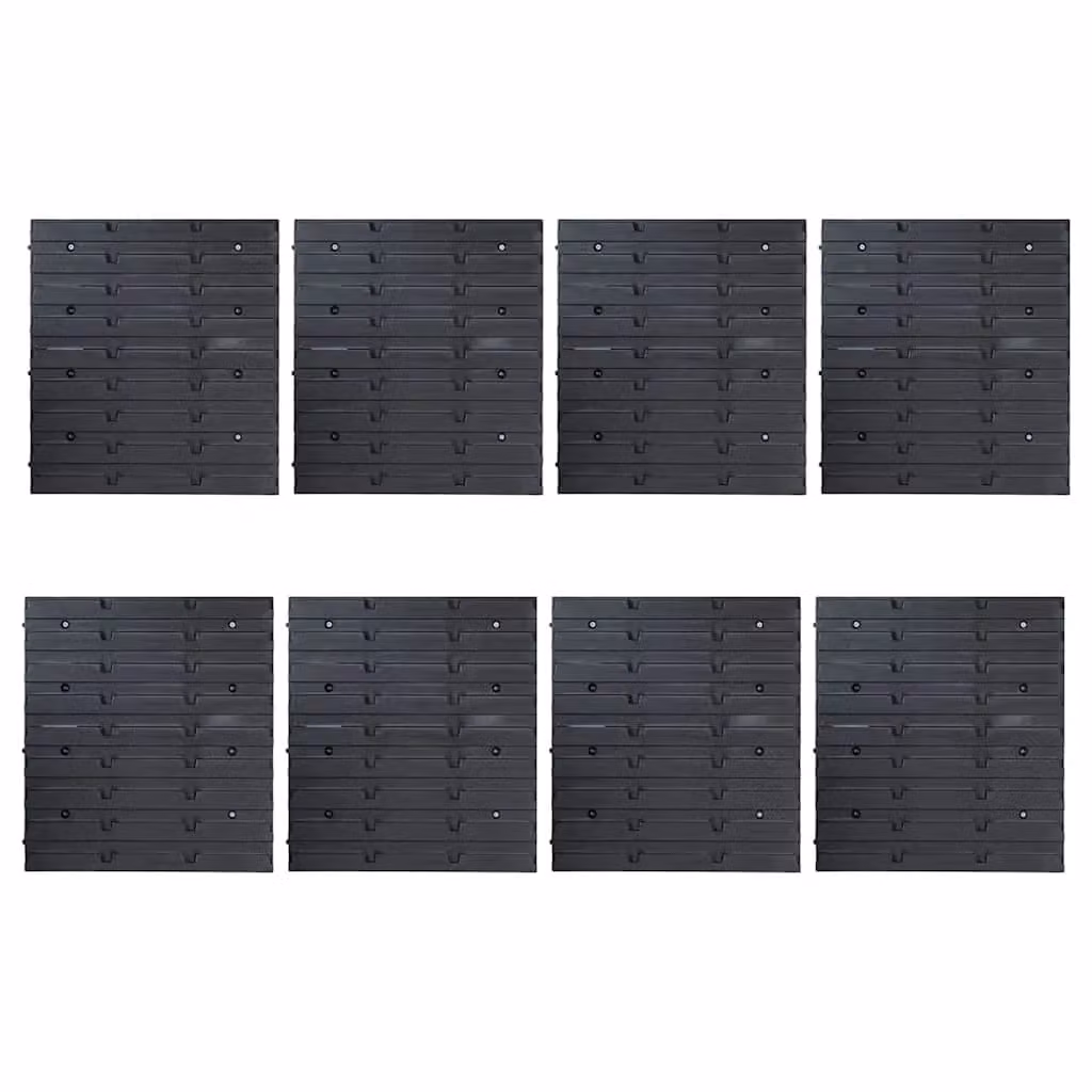 Berkfield Home 136 Piece Wall Mounted Storage Bin Kit in Red and Black – 1