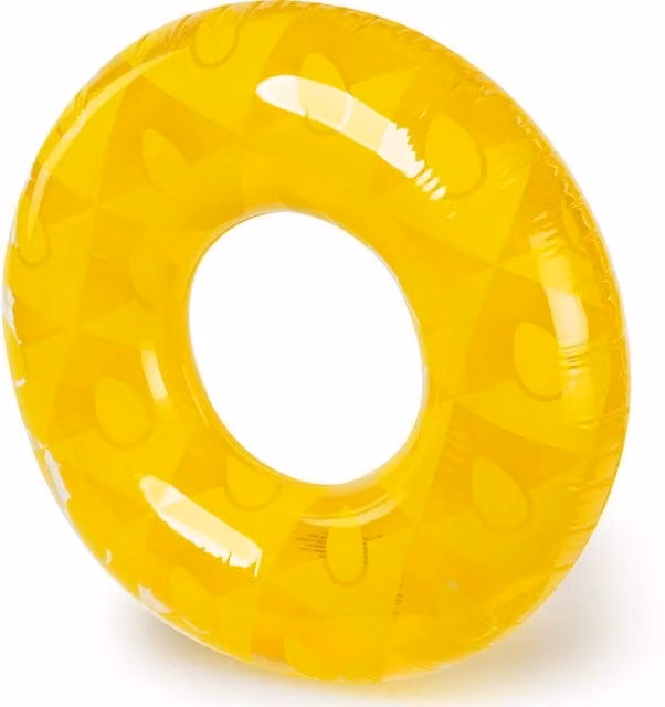 Splash! Inflatable Swim Ring, Yellow, Diameter: 90 cm