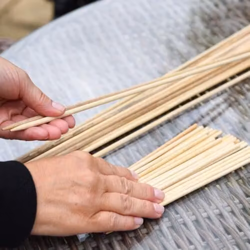 Thompson and Morgan Bamboo Plant Support Canes, 50 Pack, Height: 27 cm