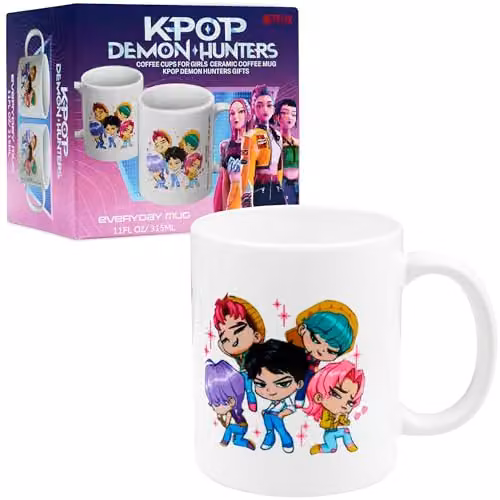 KPop Demon Hunters Saja Boys Ceramic Mug, 315ml, White – 1