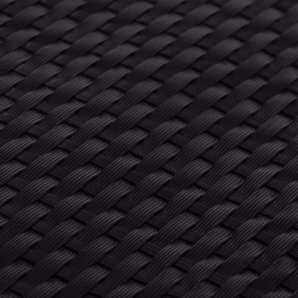 Berkfield Home Decorative Poly Rattan Balcony Screens, Black, 5 Pieces, H: 255 cm x W: 19 cm – 6