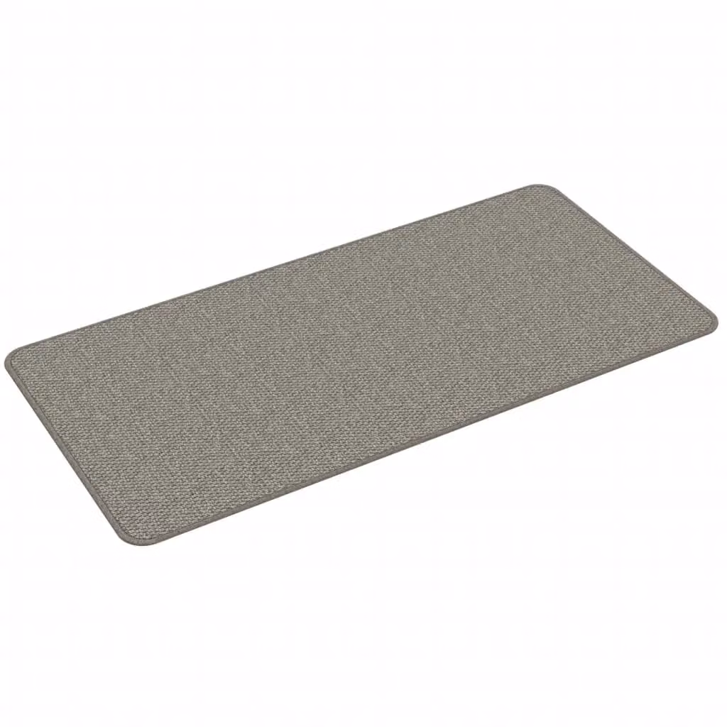 Berkfield Home Sisal Look Round Carpet Runner in Silver, Diameter: 100 cm – 1