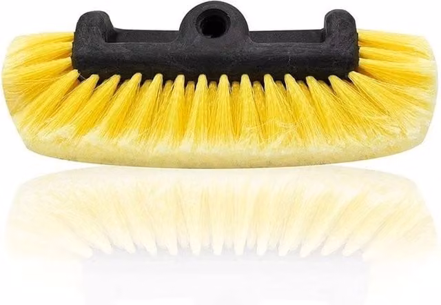 FLAVORA 5ft Water Fed Car Vehicle Wash Brush in Yellow – 1