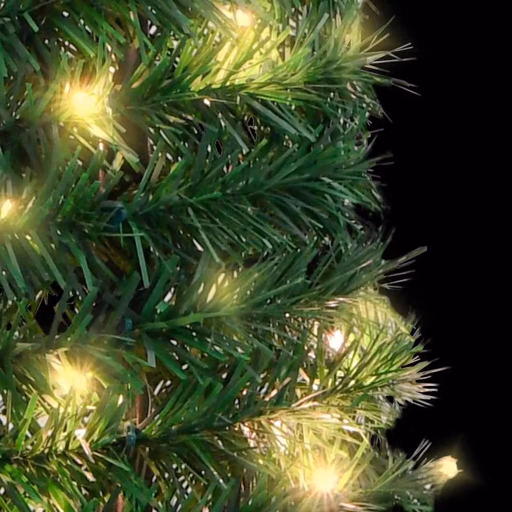 Berkfield Home Beautiful Green Artificial Pop-up Christmas Tree with 50 LEDs, Height: 120 cm – 3