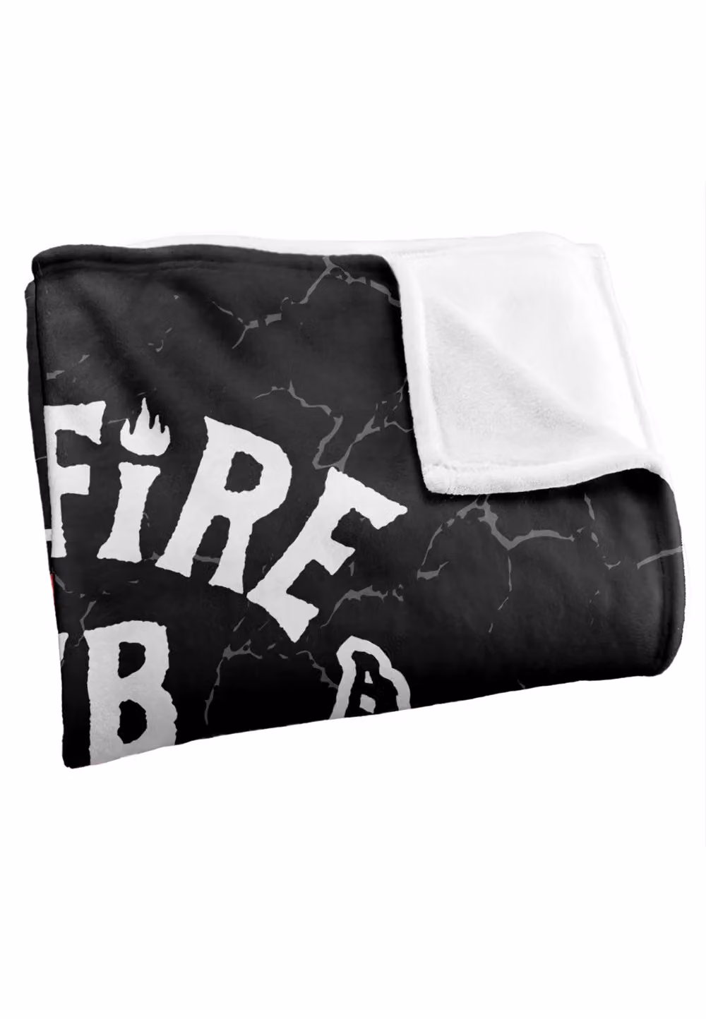 Stranger Things Hellfire Club Logo Officially Licensed Super Soft Fluffy Throw Blanket, White, W: 152 cm, D: 127 cm – 2