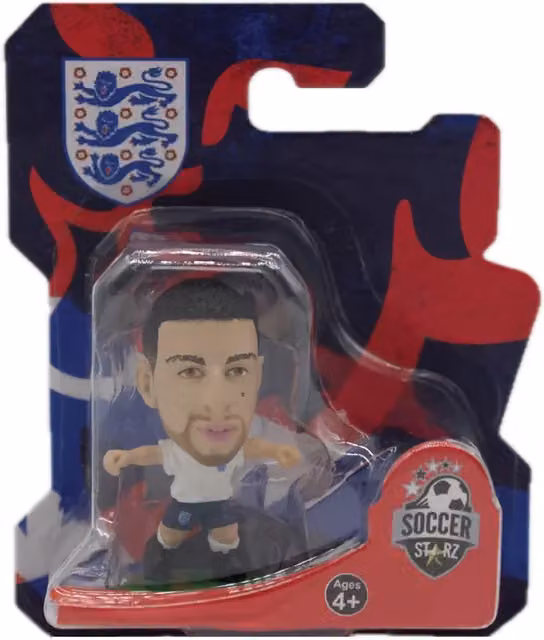 SoccerStarz England Kyle Walker 2024 Version Mini Figure, White