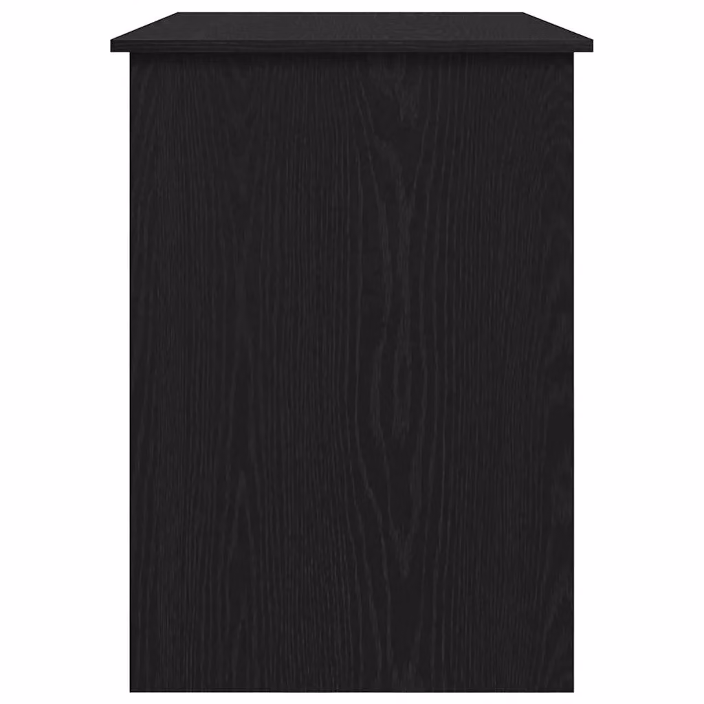 Berkfield Black Oak Writing Desk for Home Office, W/D/H: 100 x 55 x 75 cm – 3