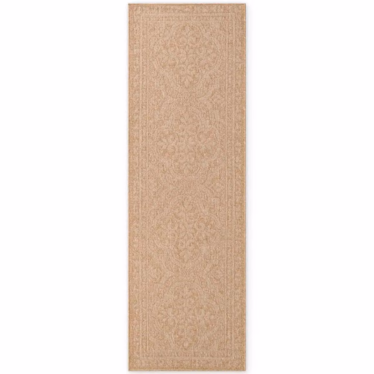 THE RUGS Rosel Reversible Vintage Flat Woven Indoor Outdoor Rug in Beige and White, W/D/H: 160 x 230 cm – 3
