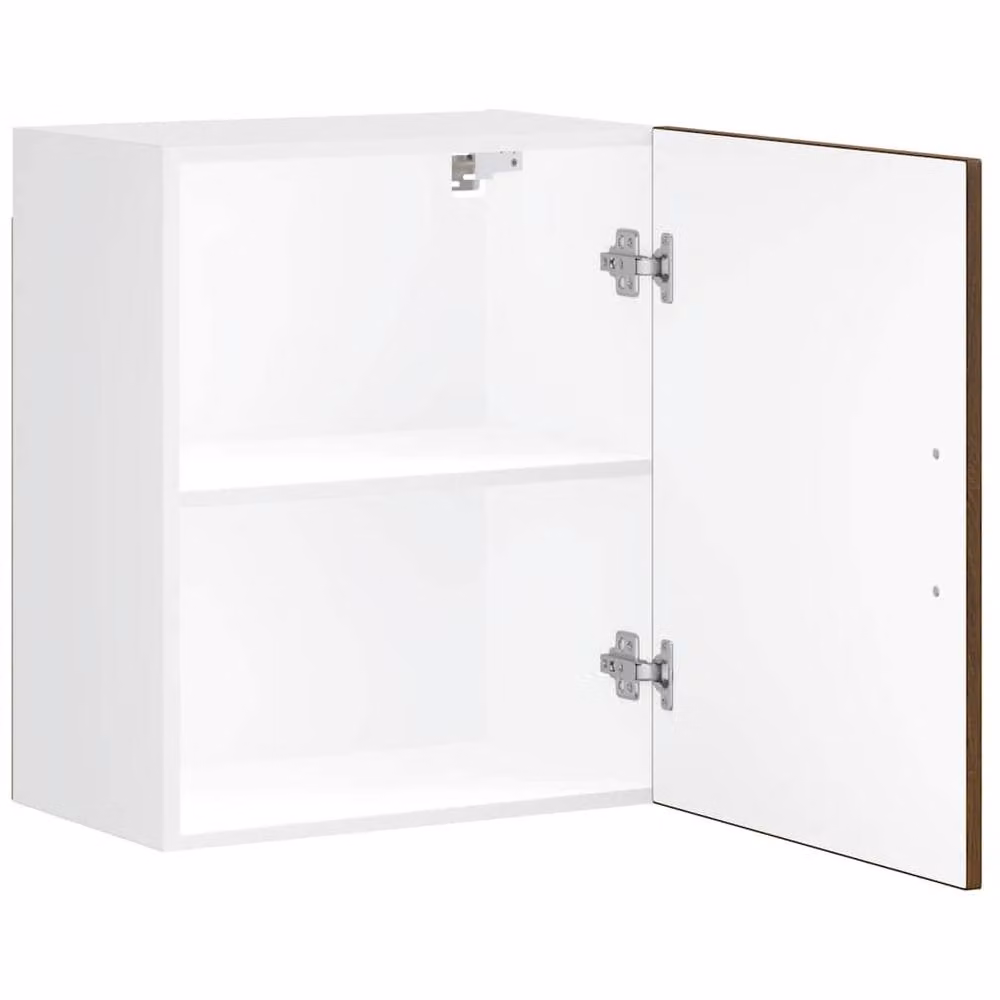 Berkfield Home Porto Brown Oak Kitchen Wall Cabinets, 2 Piece Set – 4
