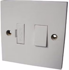 McAlpine 13A Fused Spur Combination Switch in White