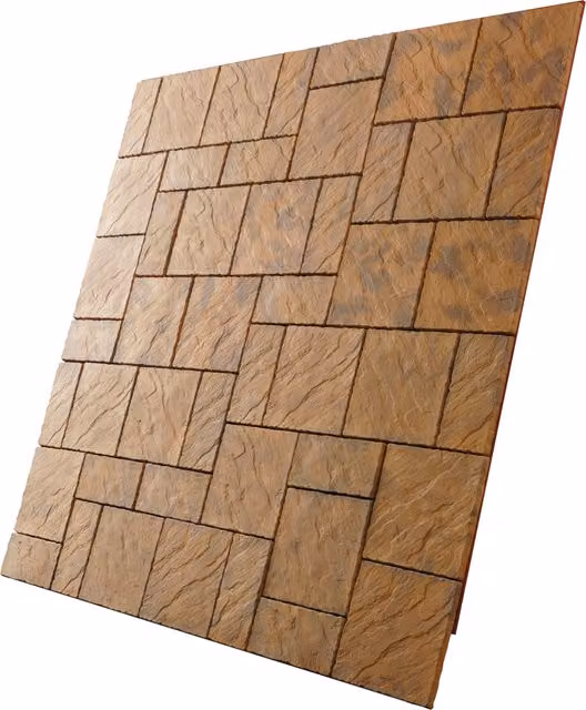 Bowland Stone Chalice Outdoor Paving Kit in Brown