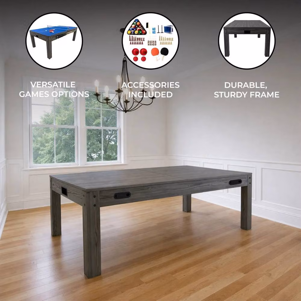 Monstershop 7-in-1 Games Table in Grey – 2