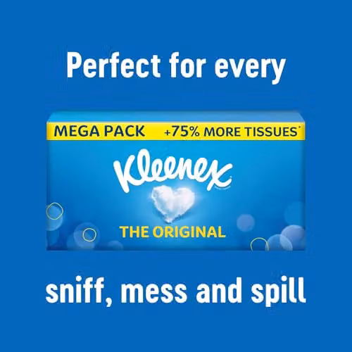 Kleenex Original Facial Tissues Mega Pack, White – 2
