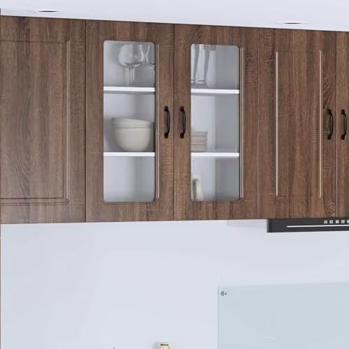 vidaXL Kalmar Dishwasher Panel in Brown Oak, W/D/H: 80 x 31 x 80 cm