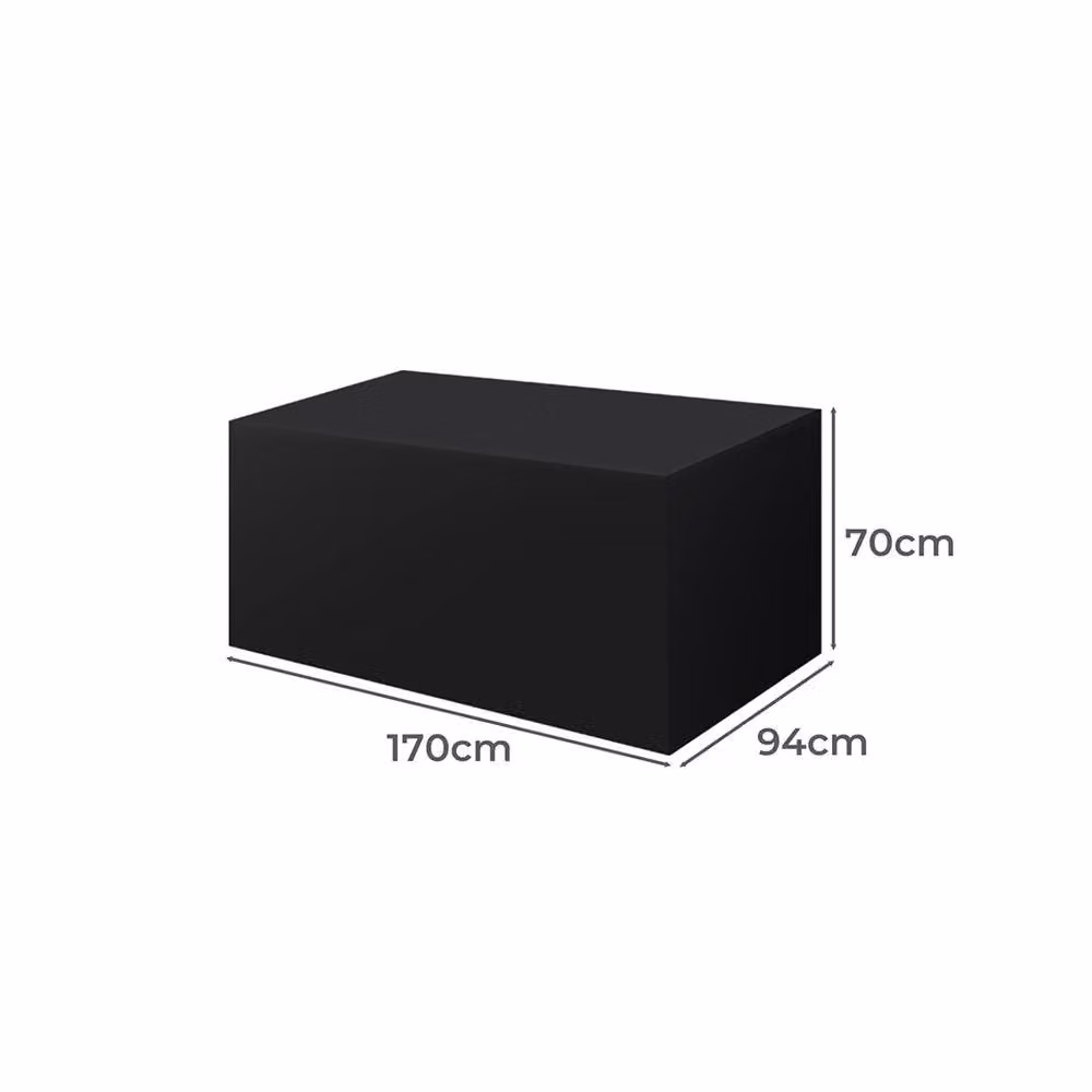 Marlow Waterproof Outdoor Furniture Cover with UV Protection, Black, 170 cm – 4