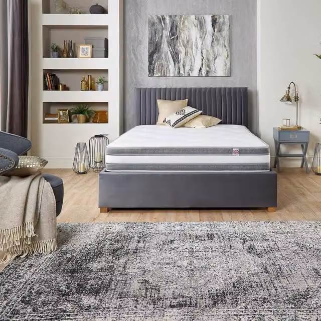 Aspire Duo Breathe Airflow Pocket Spring Mattress, White, W: 140 cm, L: 200 cm