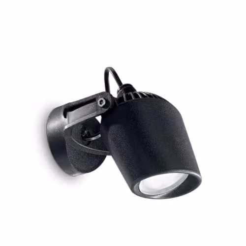 Netlighting Minitommy Adjustable Outdoor Wall Spotlight Black IP66 GU10