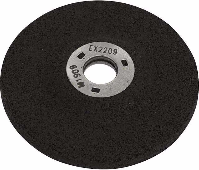 Loops Aluminium Oxide DPC Metal Grinding Disc, Multicolour and Black, Diameter: 58 mm, Thickness: 4 mm, Bore: 9.5 mm