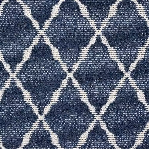 My Mat Blue Arbor Non-Slip Rectangular Door Mat, W: 50 cm, L: 75 cm – 1