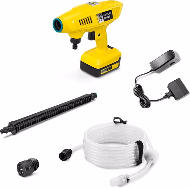 Kärcher KHB 4-18 Plus Cordless Rechargeable Battery Set, Yellow