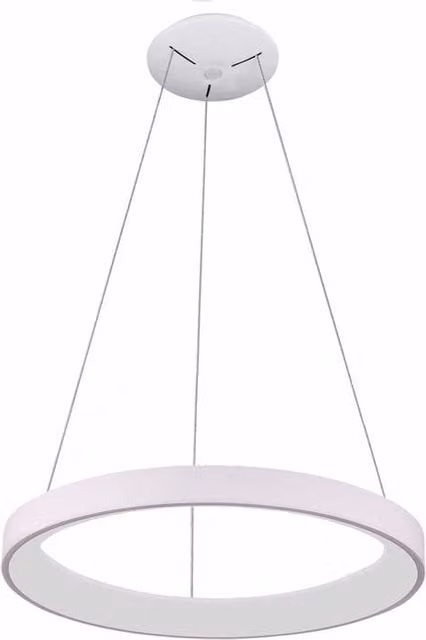 Netlighting Vico LED Pendant Ceiling Light, White, Diameter: 48 cm