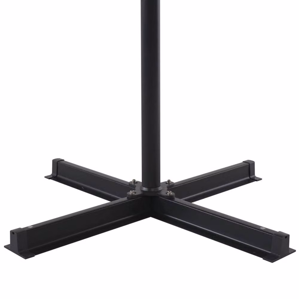 Berkfield Home Outdoor Parasol with Aluminium Pole, 500 cm, Anthracite and Black – 3
