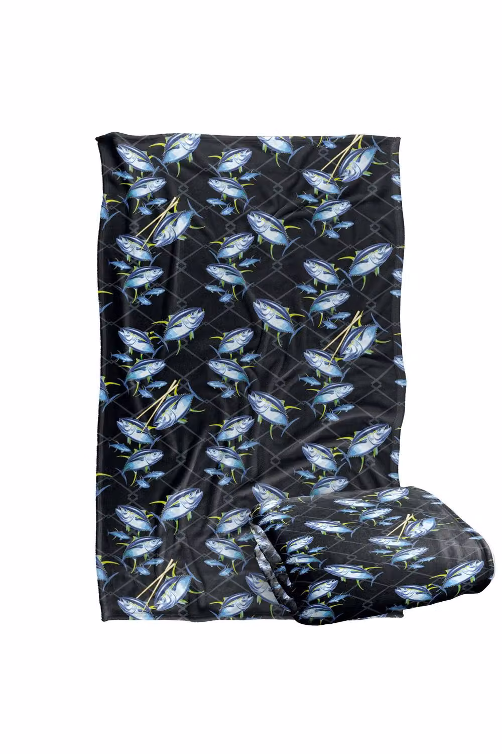 JQ Licensing Sushi Pattern Super Soft Silky Touch Fleece Throw Blanket, Multicolour, W: 91 cm, D: 147 cm – 6