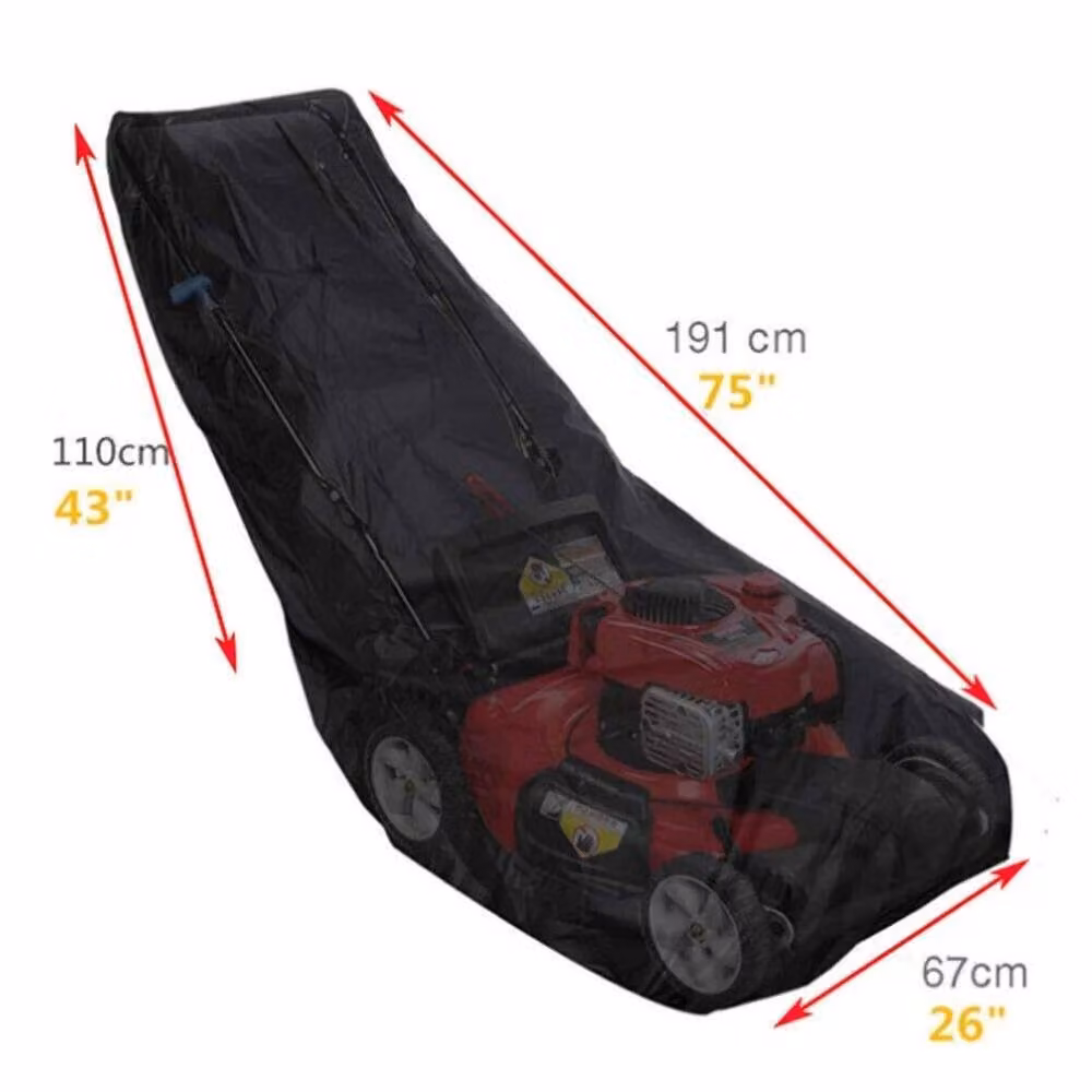 Kelvenix Heavy Duty Waterproof Lawn Mower Cover in Black – 2
