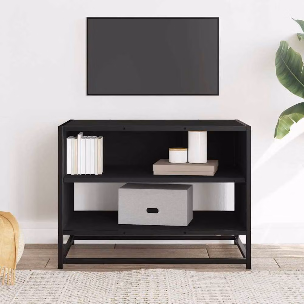 Berkfield Home Industrial TV Cabinet in Black, W/D/H: 61 x 40 x 46 cm – 3