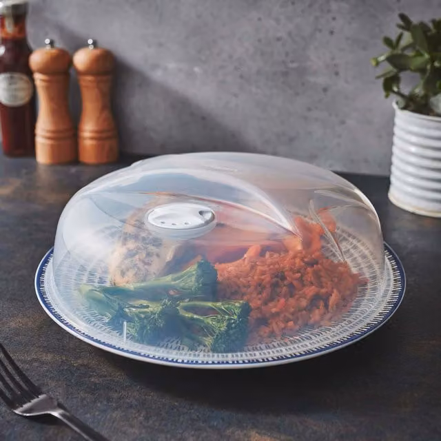 Wham Transparent Microwave Food Cover W/D/H: 30.0 x 30.0 x 9.5 cm