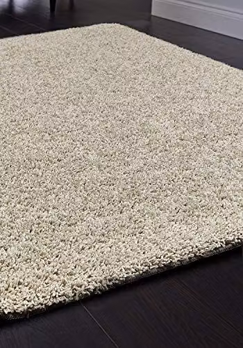 My Mat Buddy Beige Hand-Tufted Rectangular Rug, W: 80 cm, L: 120 cm – 4