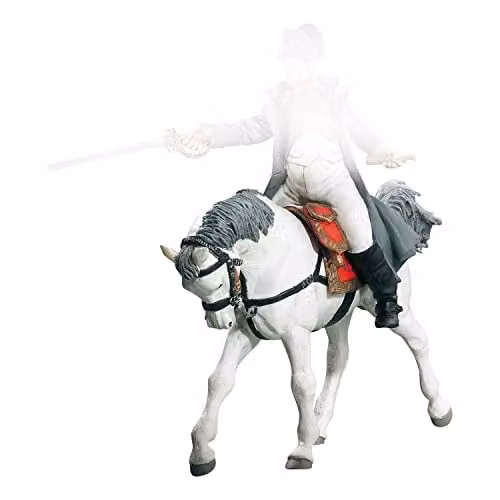 Papo Historical Collection Napoleon’s Horse Figure in White and Multicolour