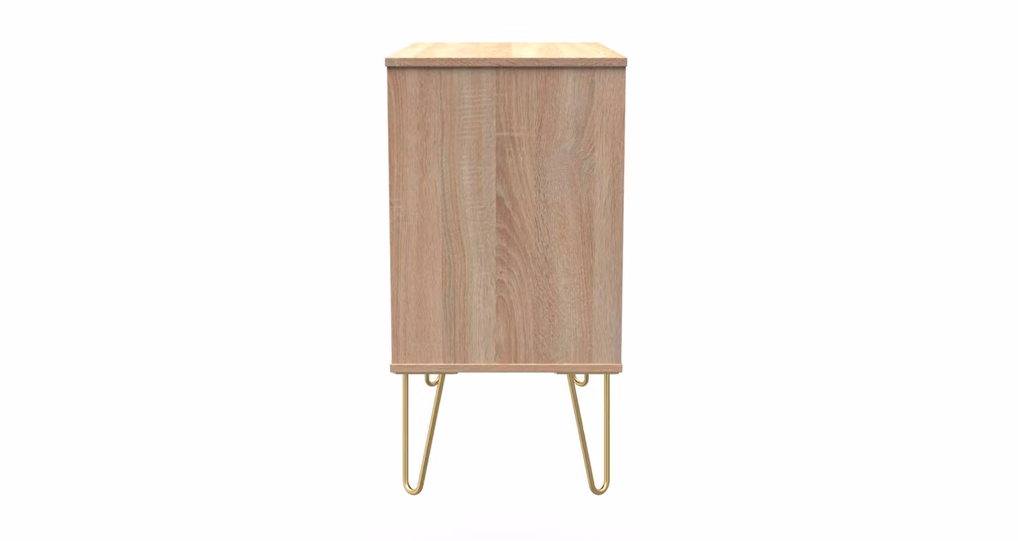 Ready Assembled 2 U Dallas 3 Drawer Chest in Light Oak – 2