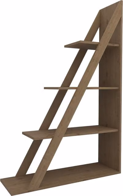 Destina Home Amando Ladder Bookcase in Oak