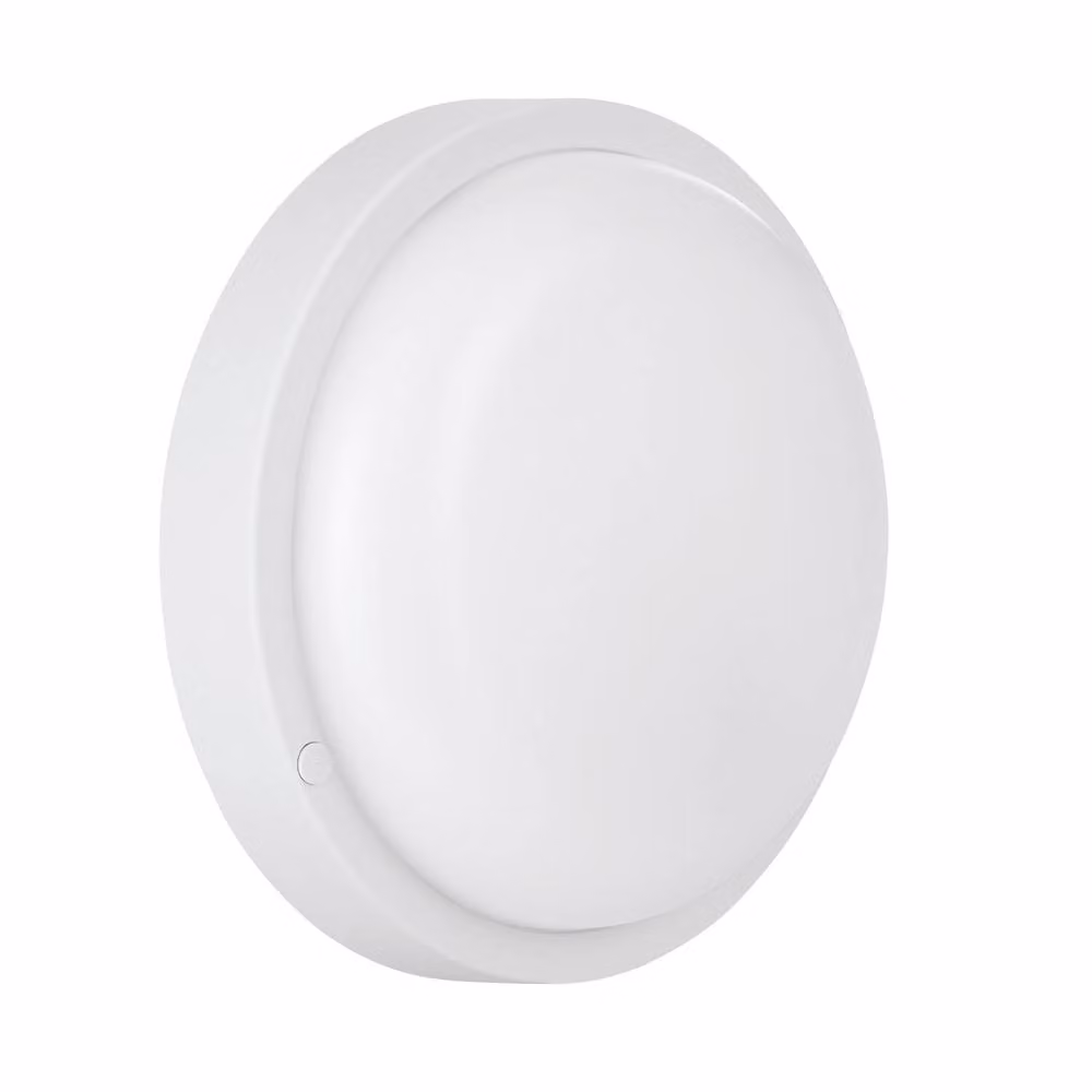 Eglo Boschetto-E Round White Plastic Outdoor Wall and Ceiling Light, Diameter: 17 cm – 2