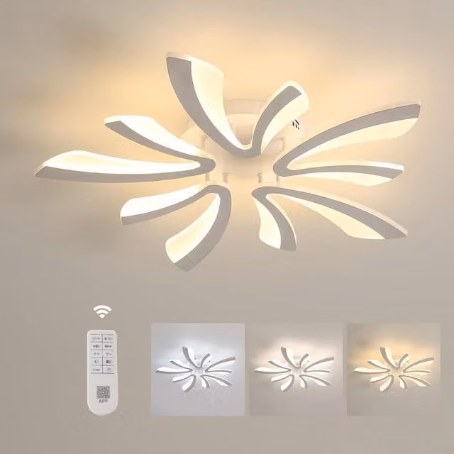 COMELY Modern Dimmable LED Ceiling Light, 48W, White – 1