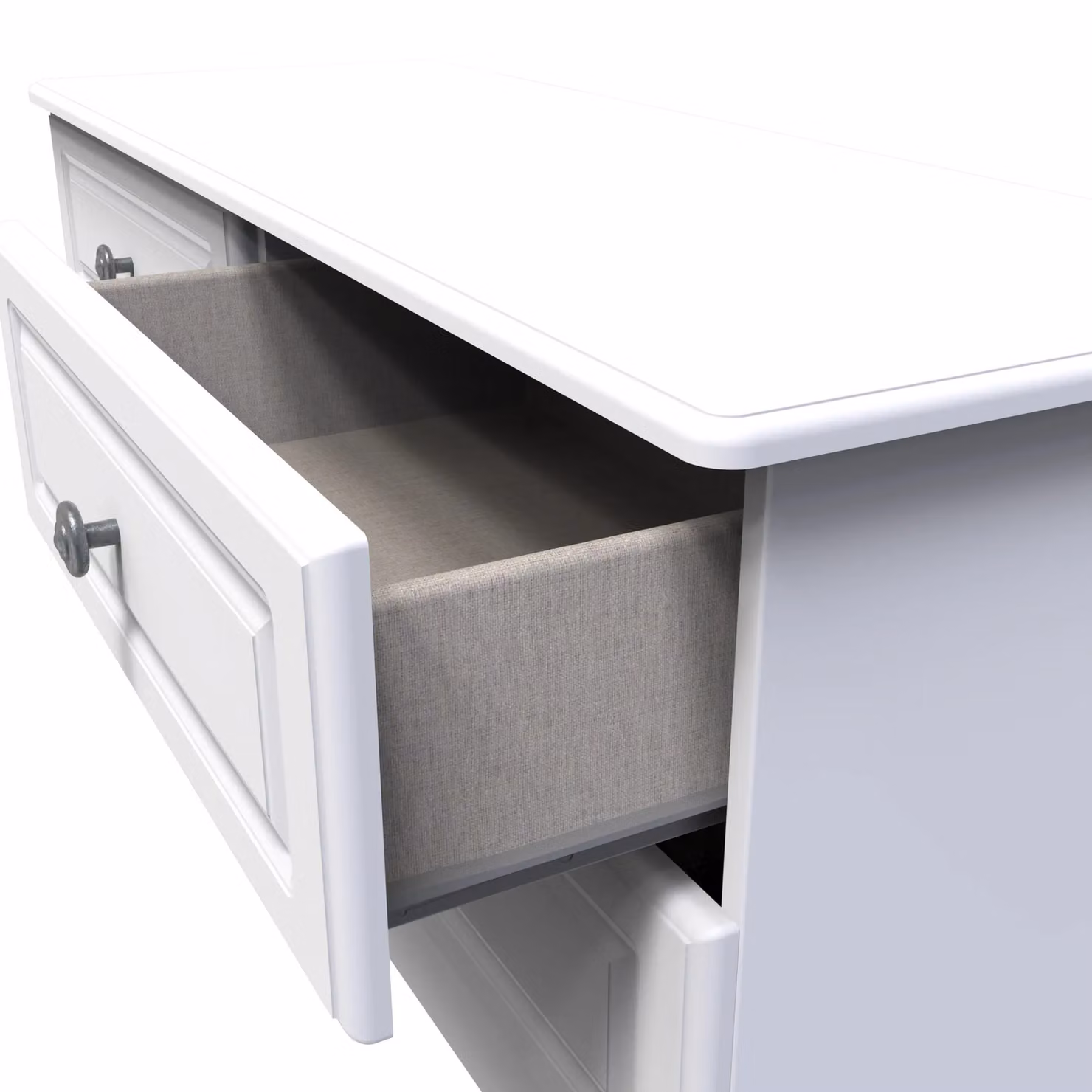 2 U Kendal 4 Drawer Bed Box in Off-White, Ready Assembled – 2