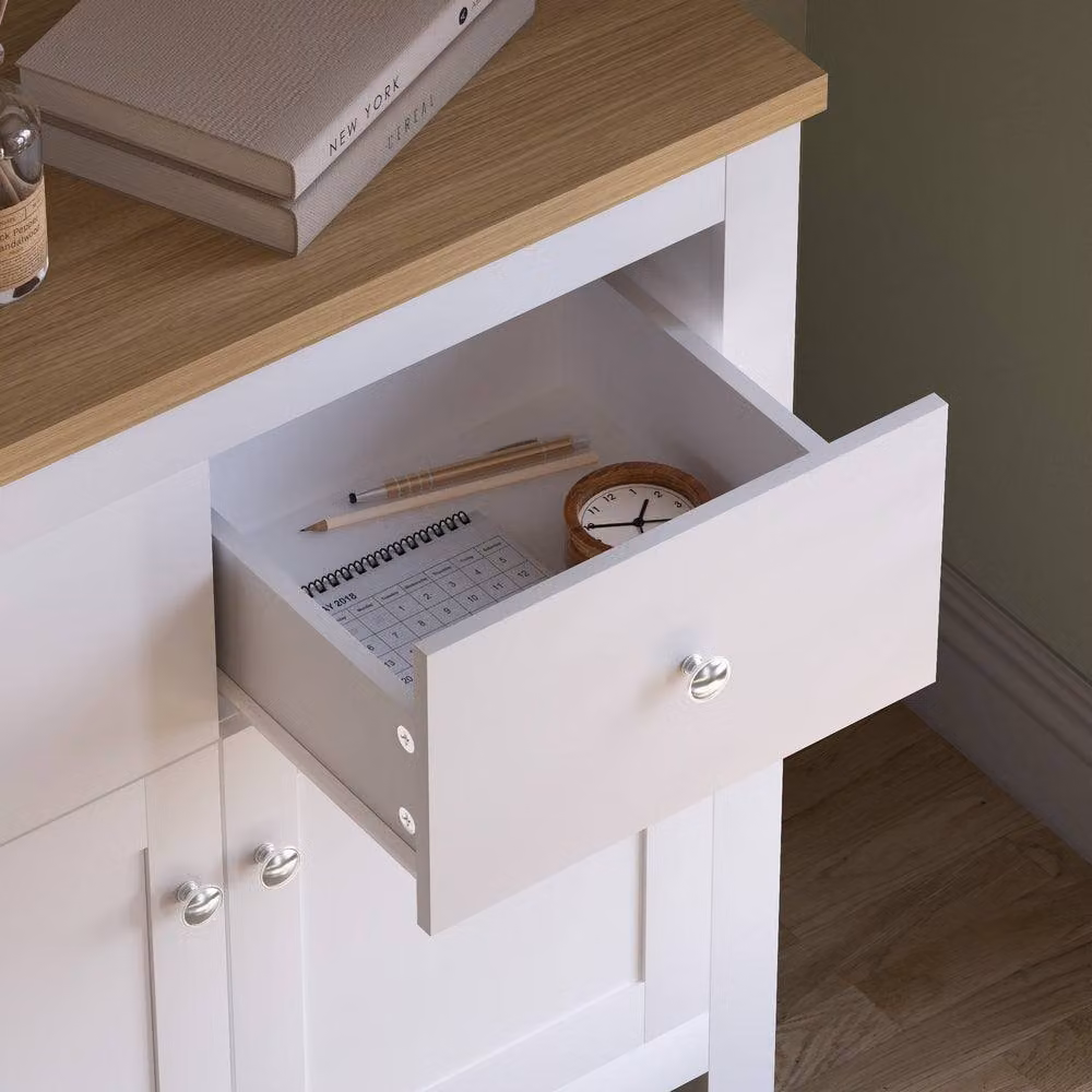 HD Designs Vida Designs Arlington 2 Door 2 Drawer Sideboard in White – 4