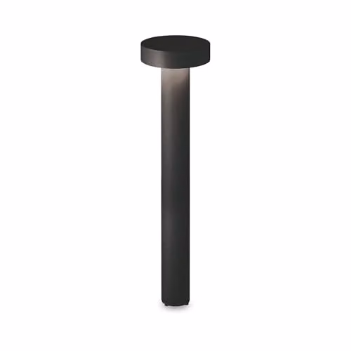 Ideal Lux Tesla 4 Light Outdoor Bollard Black IP44