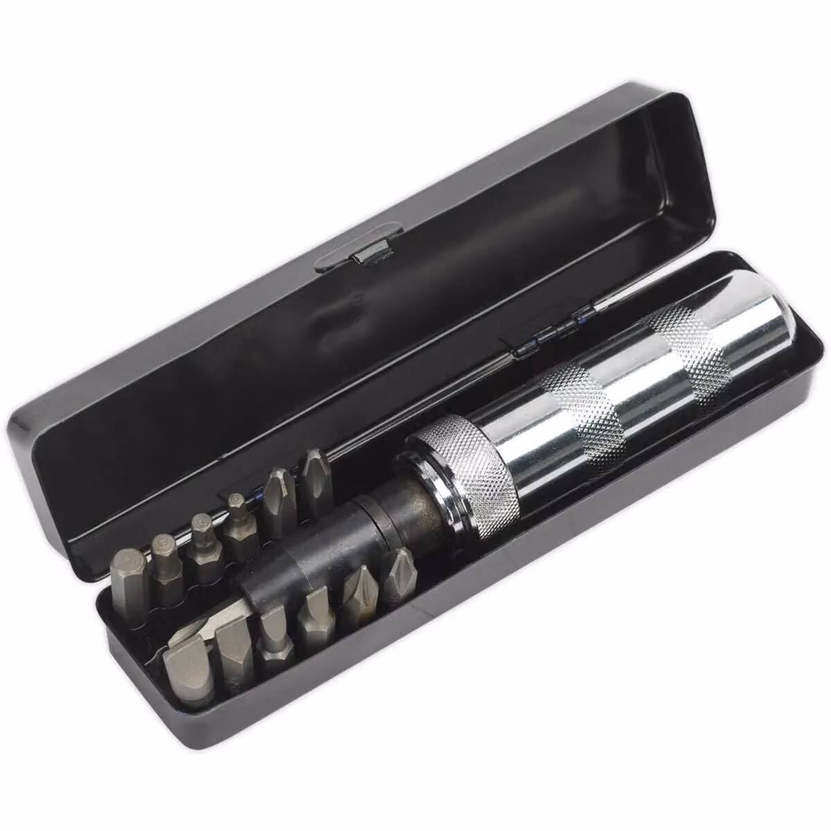 Loops 15 Pack Manual Handheld Impact Driver Set in Silver and Multicolour Steel – 3