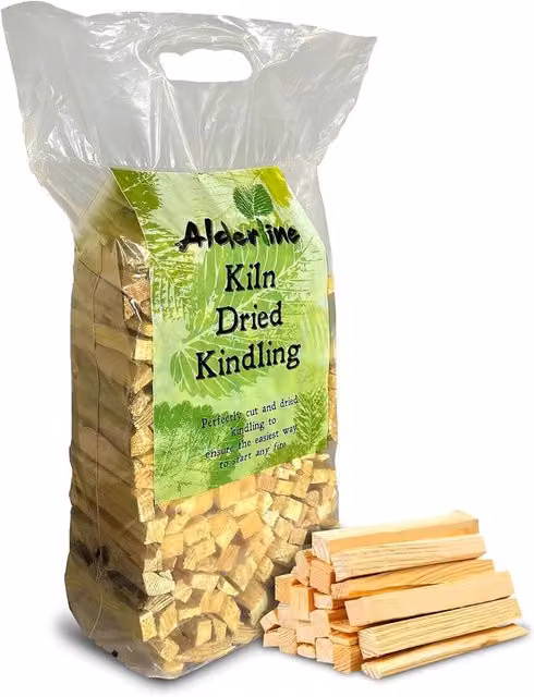 Royal Fire Alderline Kiln Dried Pine Kindling, 3 kg, Natural Brown