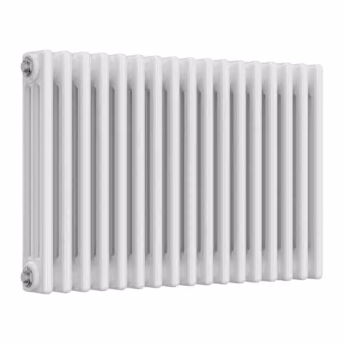 Bathroom Kingdom Reina Colona 3 Column White Steel Wall Hung Radiator H: 78.5 cm – 1